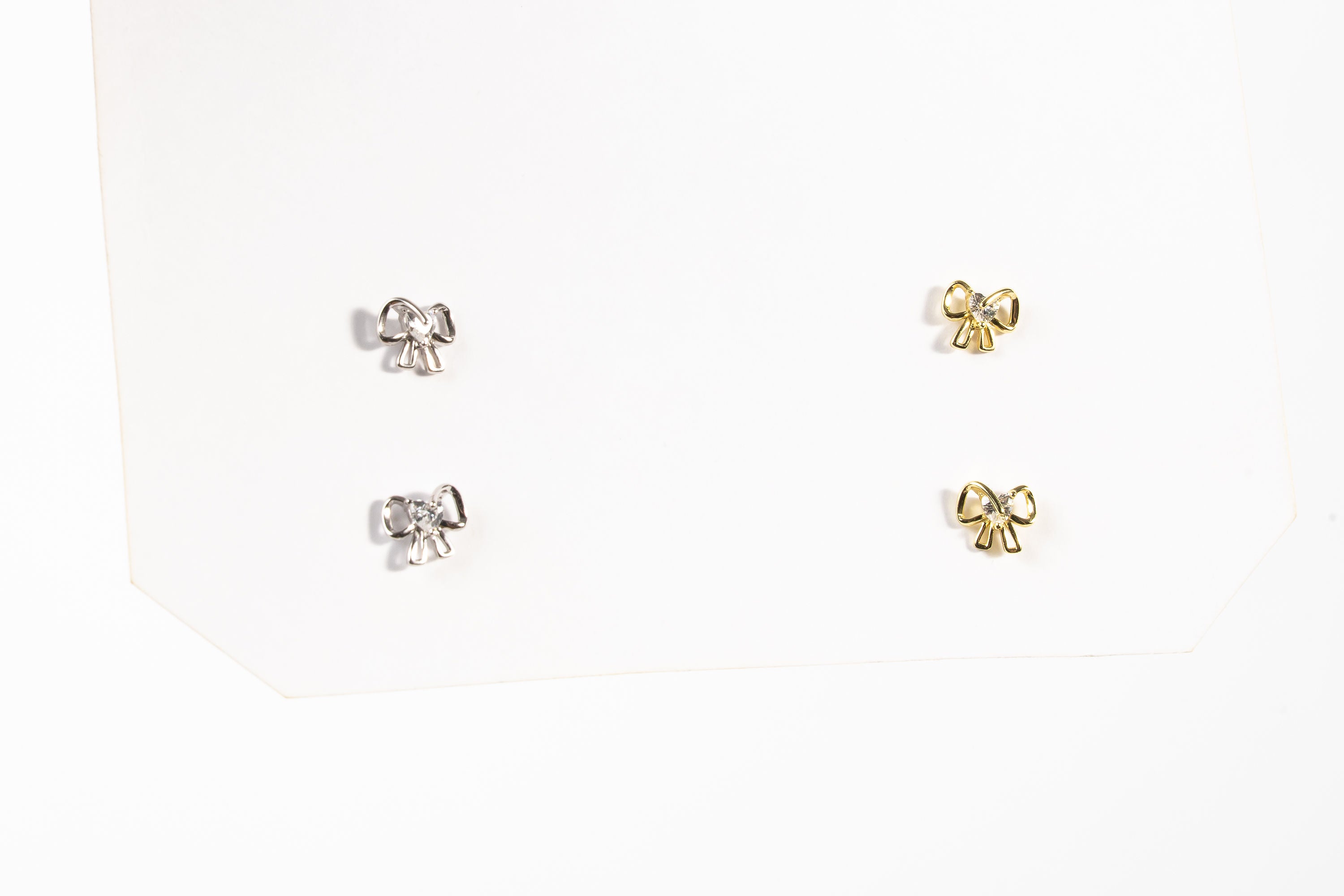 Aro Skinny Bow & CZ Sparkle