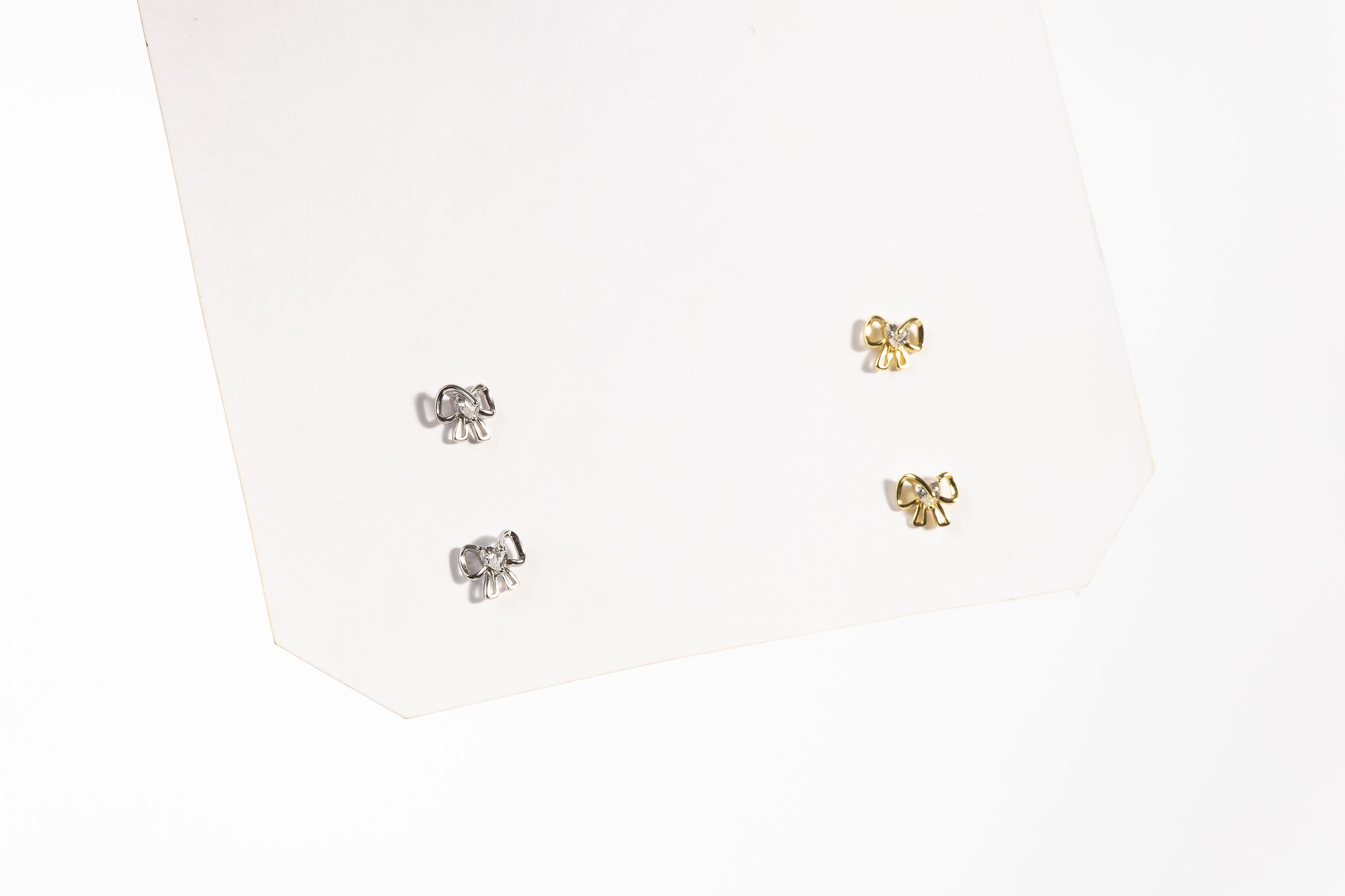 Aro Skinny Bow & CZ Sparkle