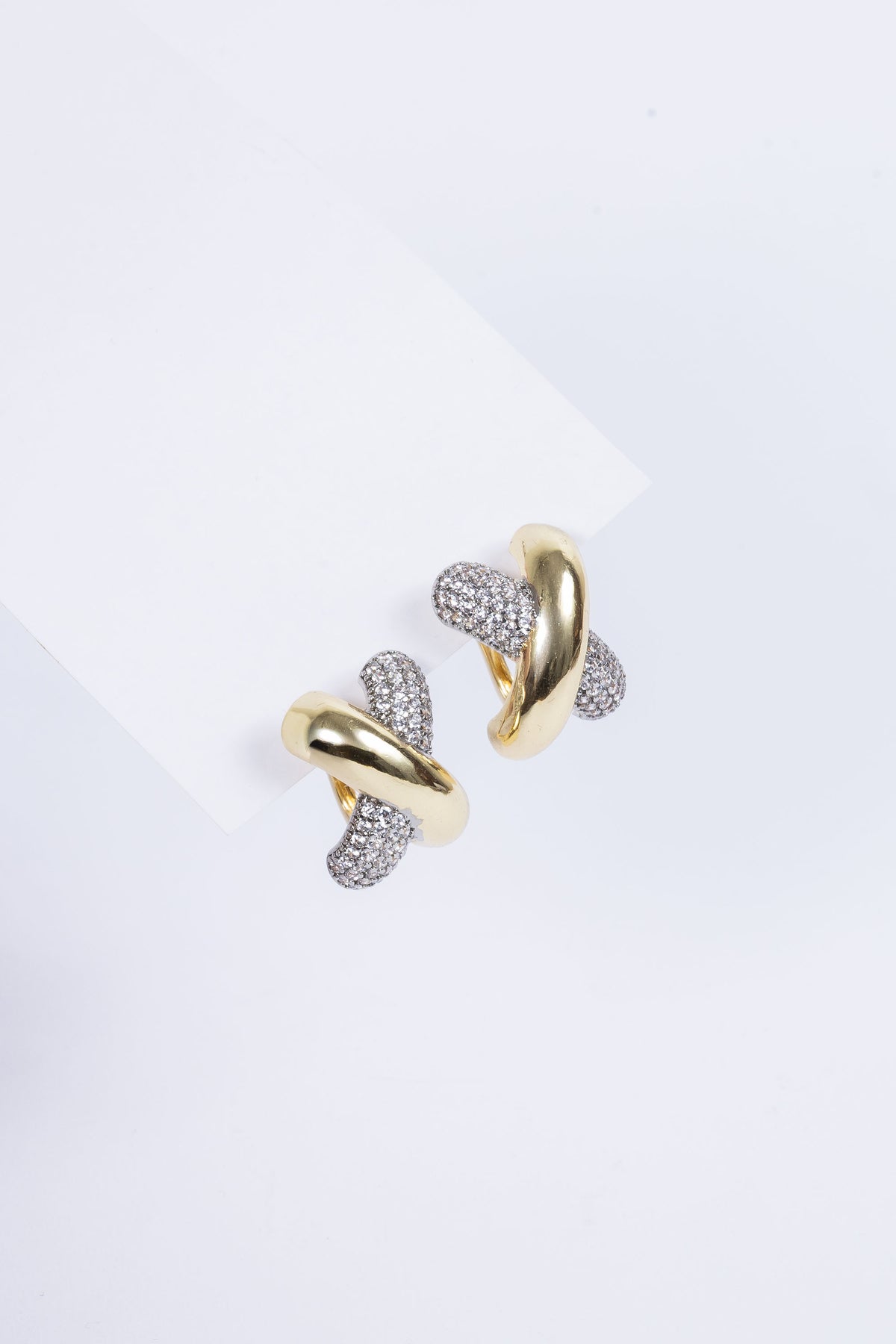 Aro Stainless Bicolor Gran X Clip on Stud
