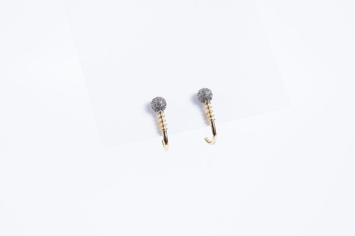 Aro Stainless Bicolor Ball J Hook Stud