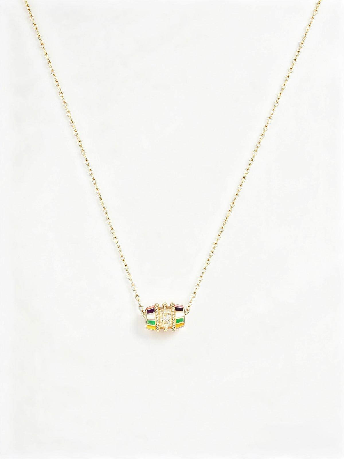 Collar Bohemia Enamel Twist