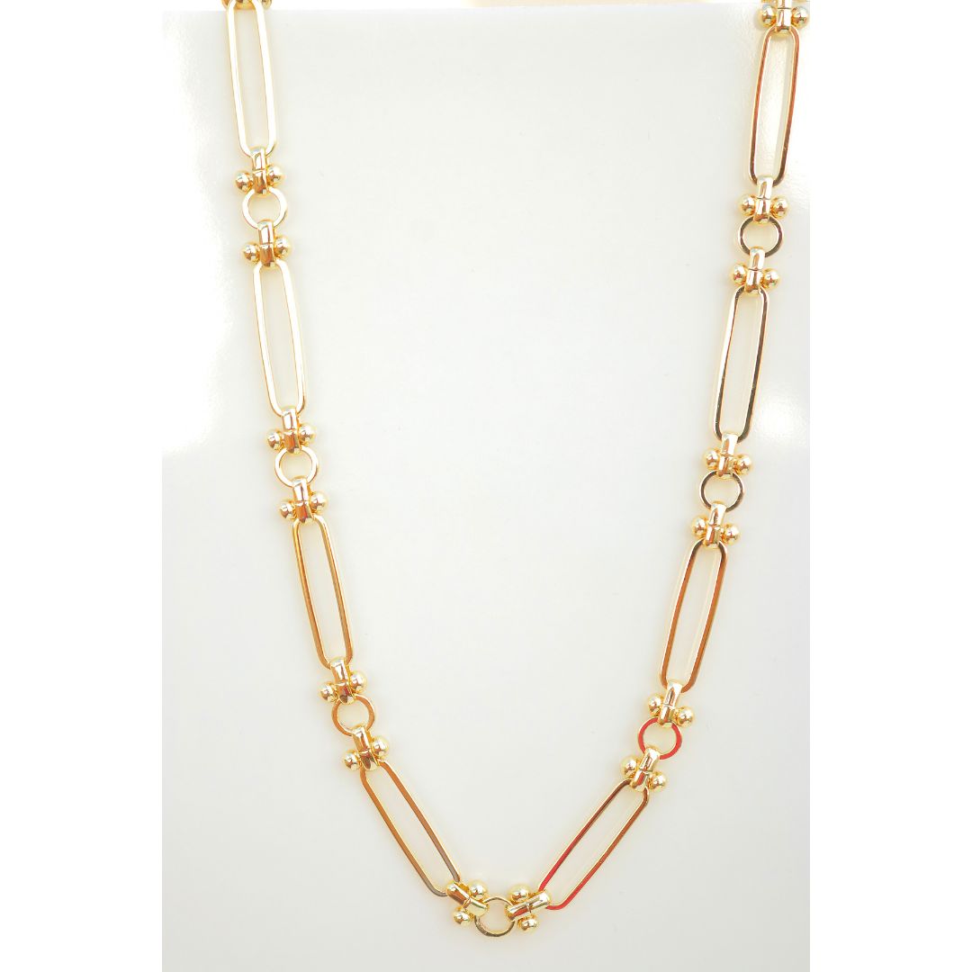 Collar Oval Links Choker Gold