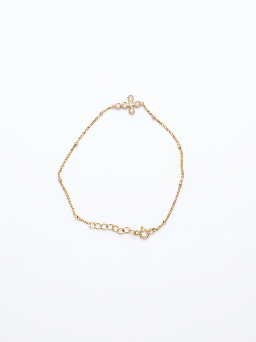 Pulsera Opal Cross Bracelet