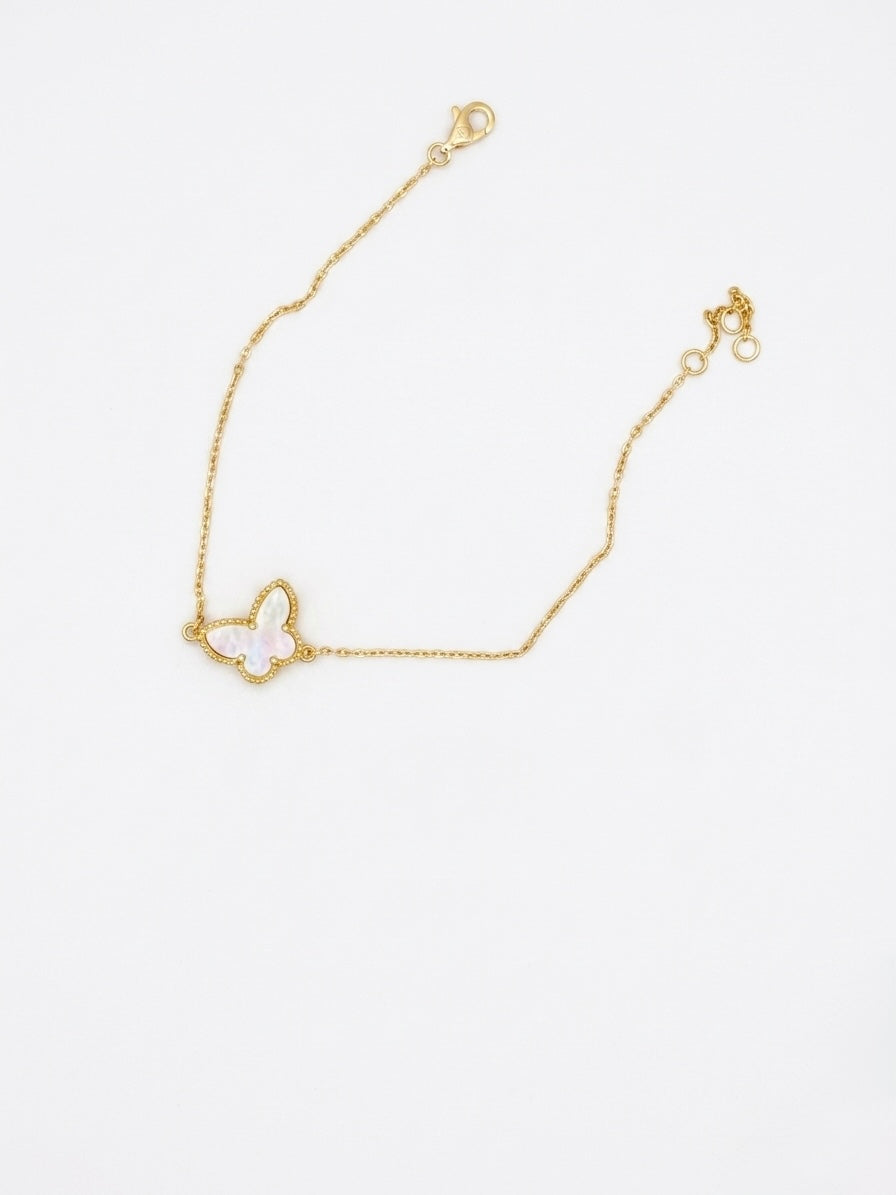 Pulsera MOP Lover Butterlfy Gold Bracelet