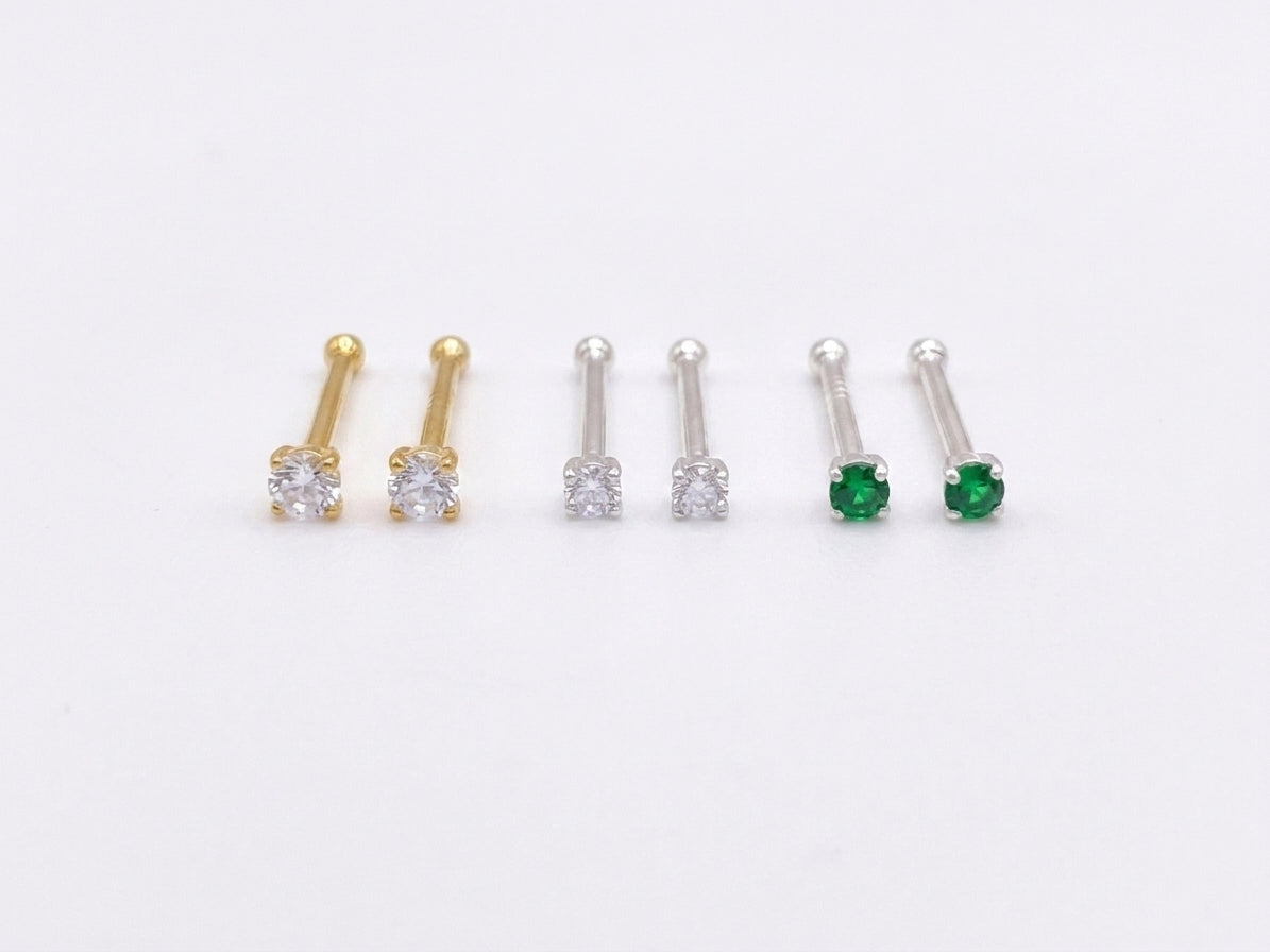 Aro Micro Light CZ Stud