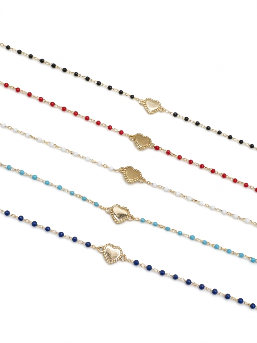 Pulsera Rosary Baby Heart Bracelet