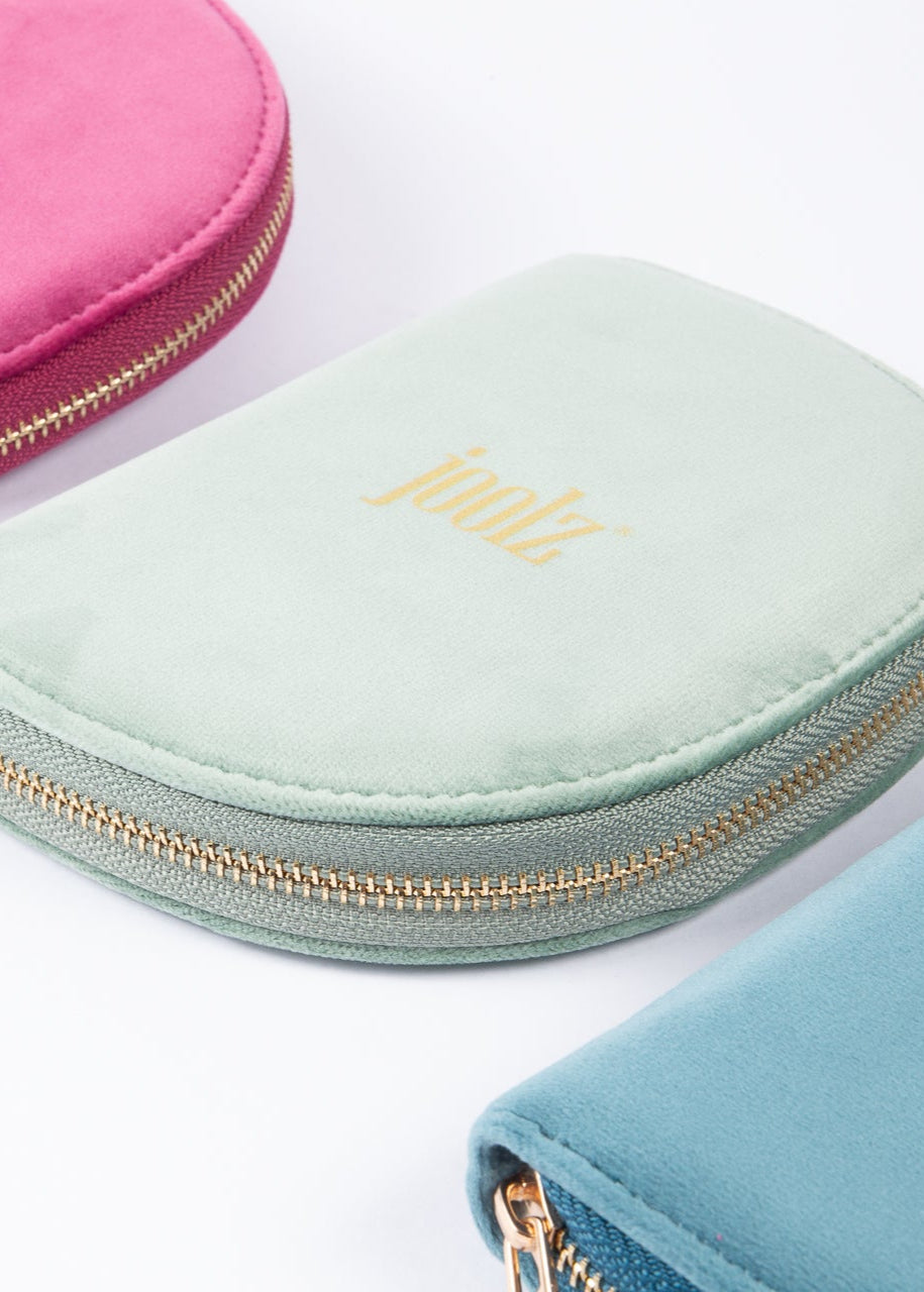 Travel Case Suede Mint