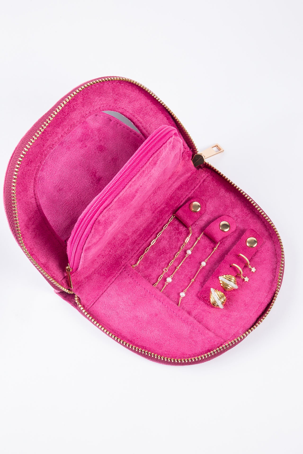 Travel Case Suede Pink