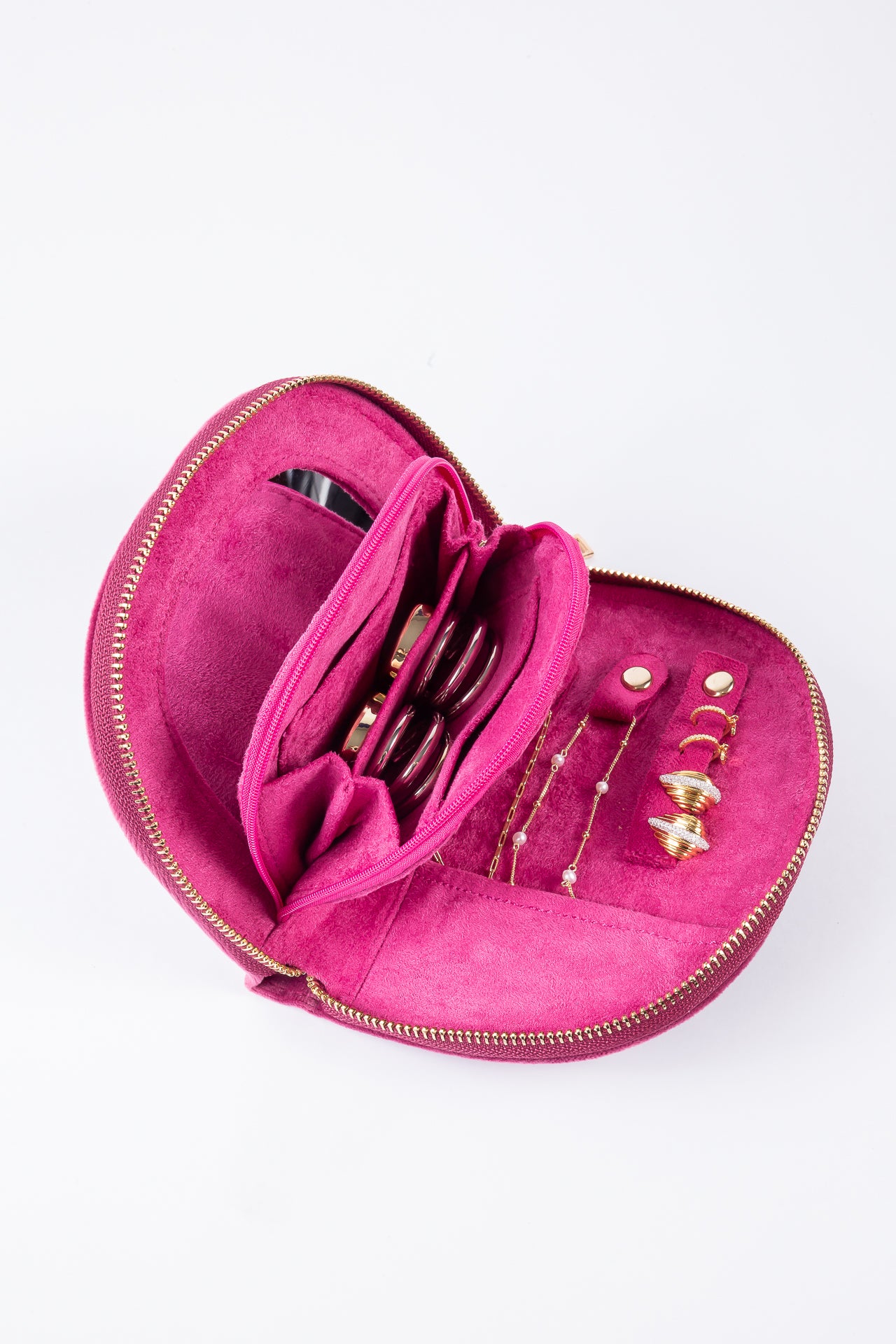 Travel Case Suede Pink