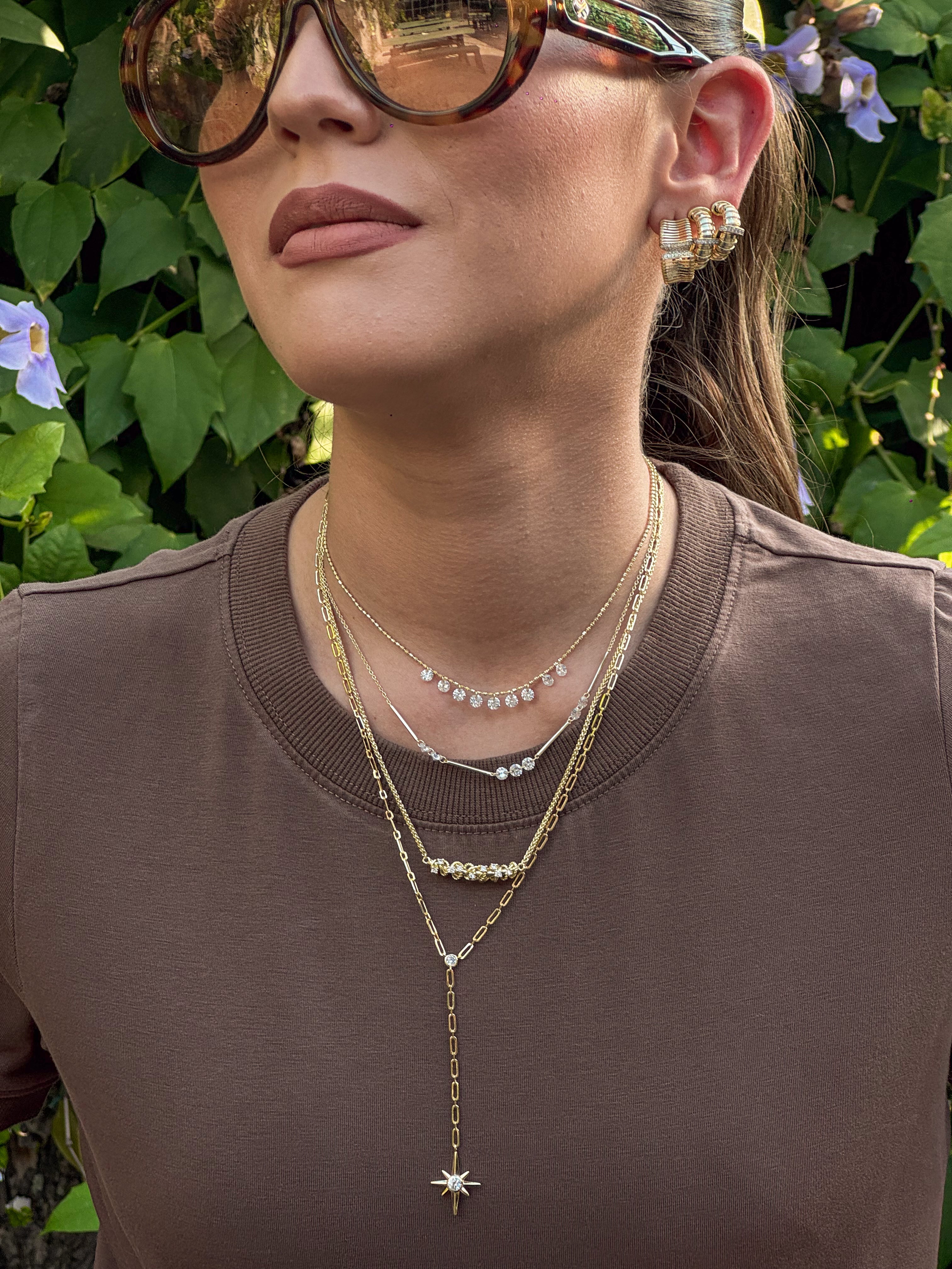 Collar Golden Nugget Sofia CZ