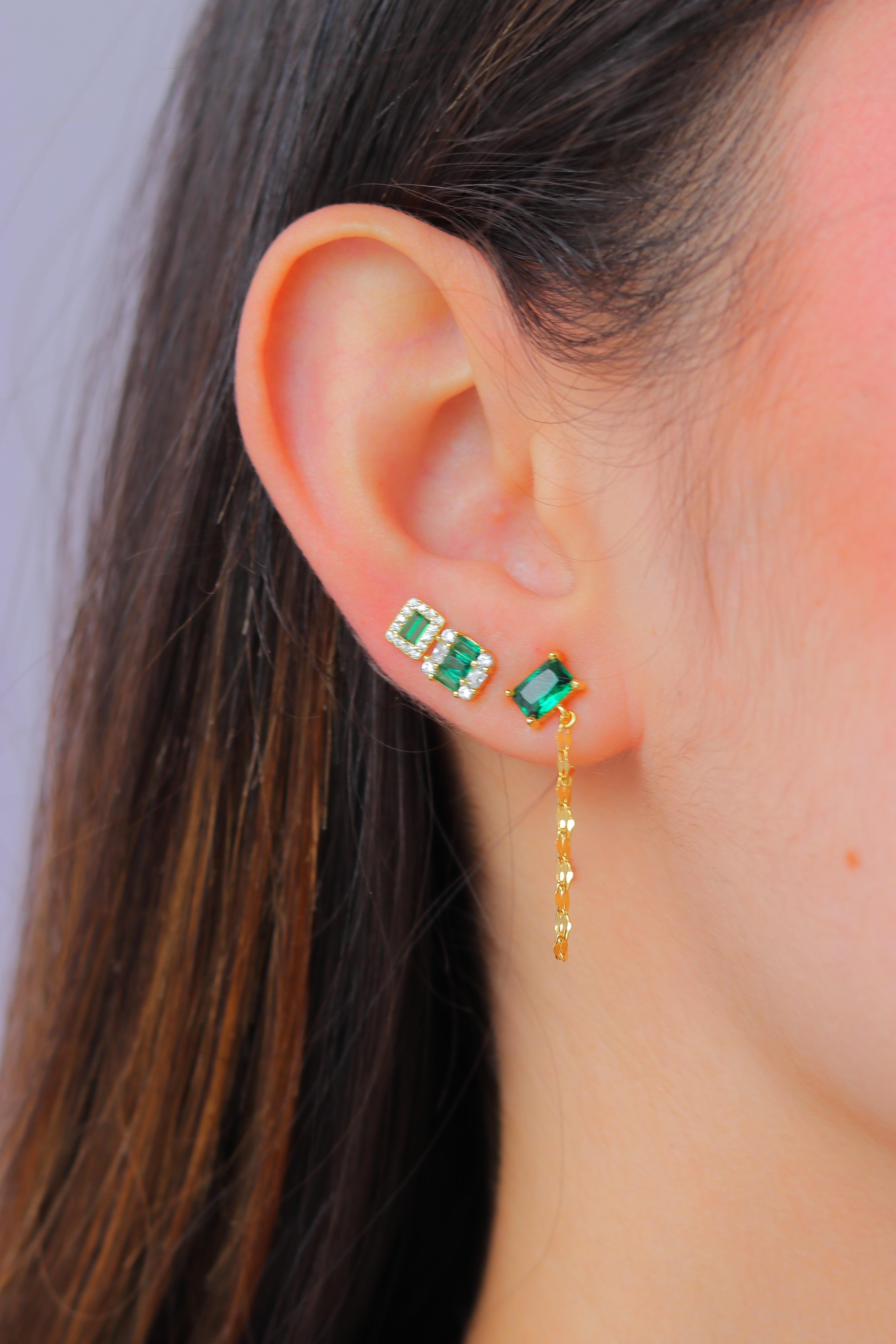 Aro Bagui Green Mirror Chain