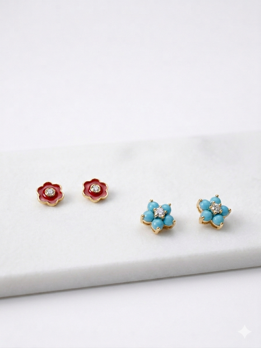 Flower Daisy Studs