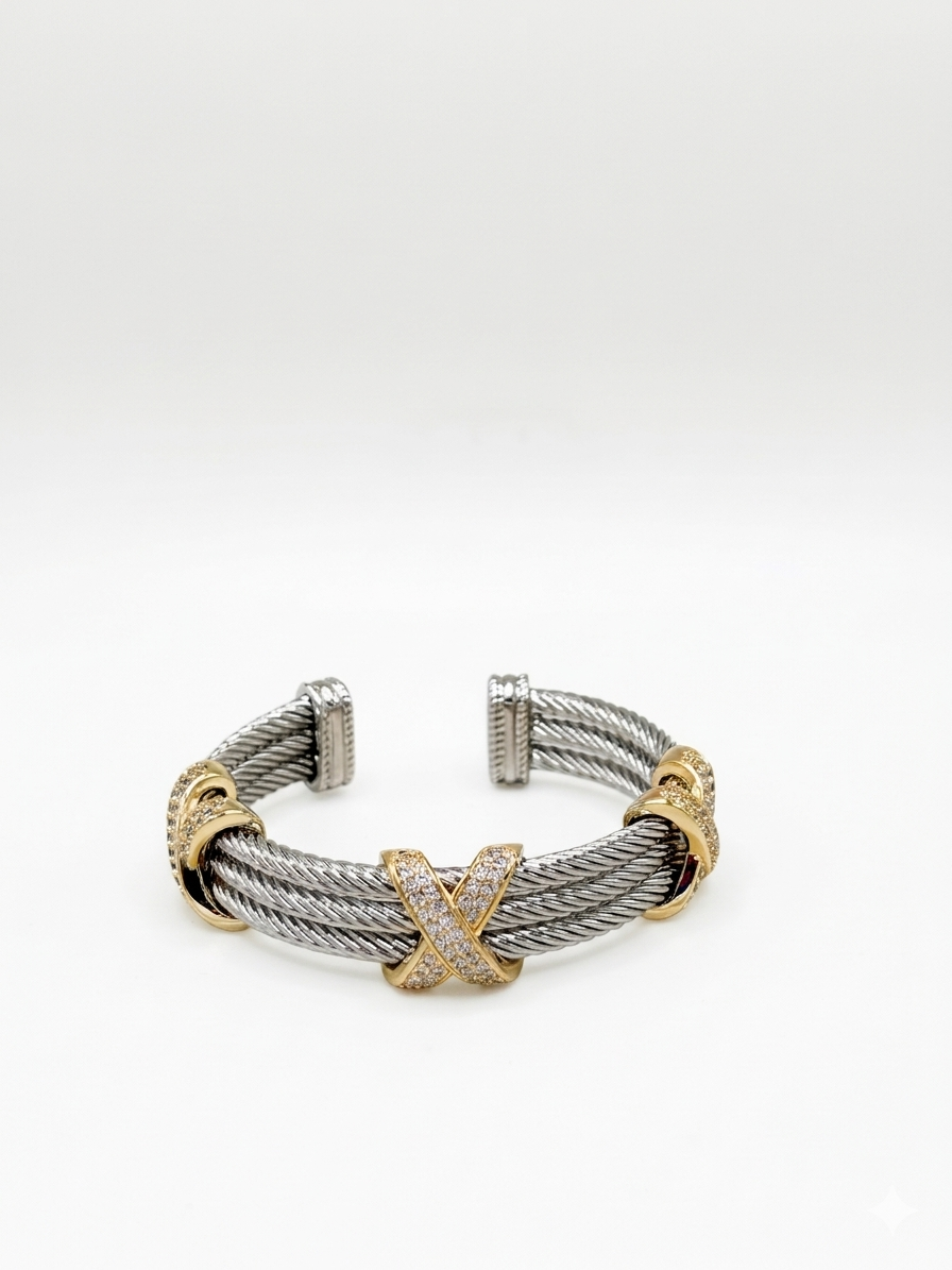 Pulsera Ropey Chunky Cuff Triple X