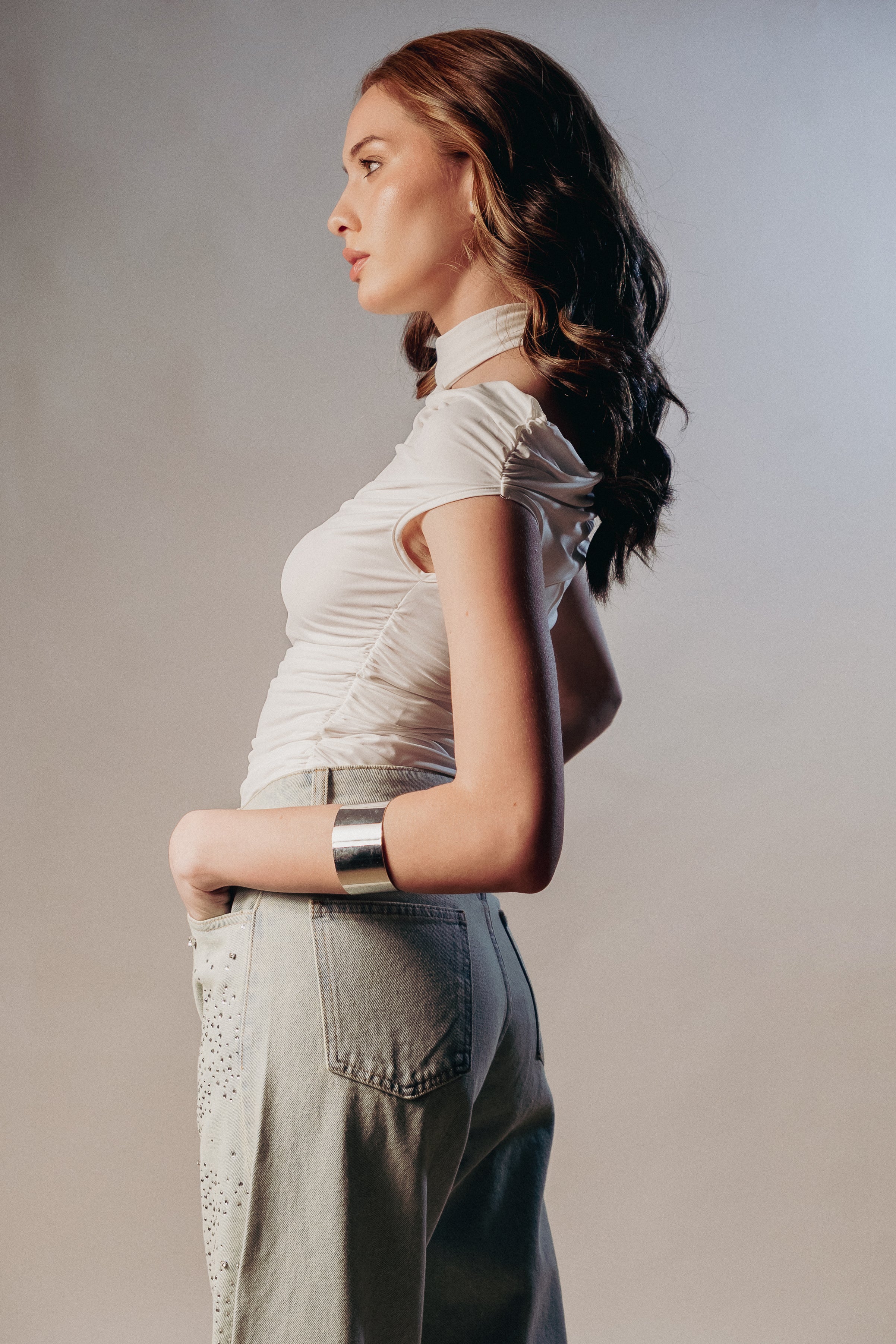 Pulsera Brass 40mm Plain Cuff