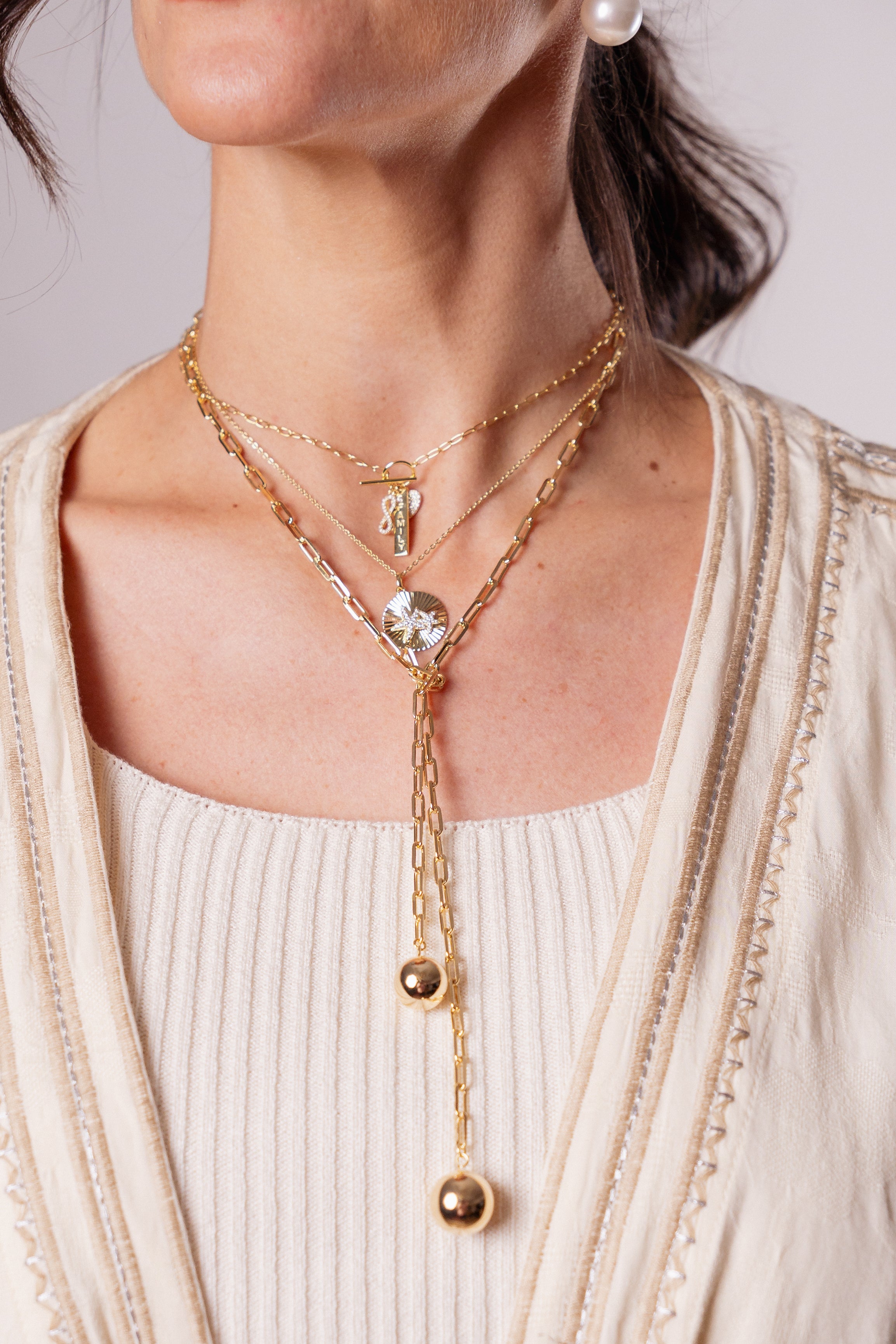 Collar Paperclip & Bubbles Tie