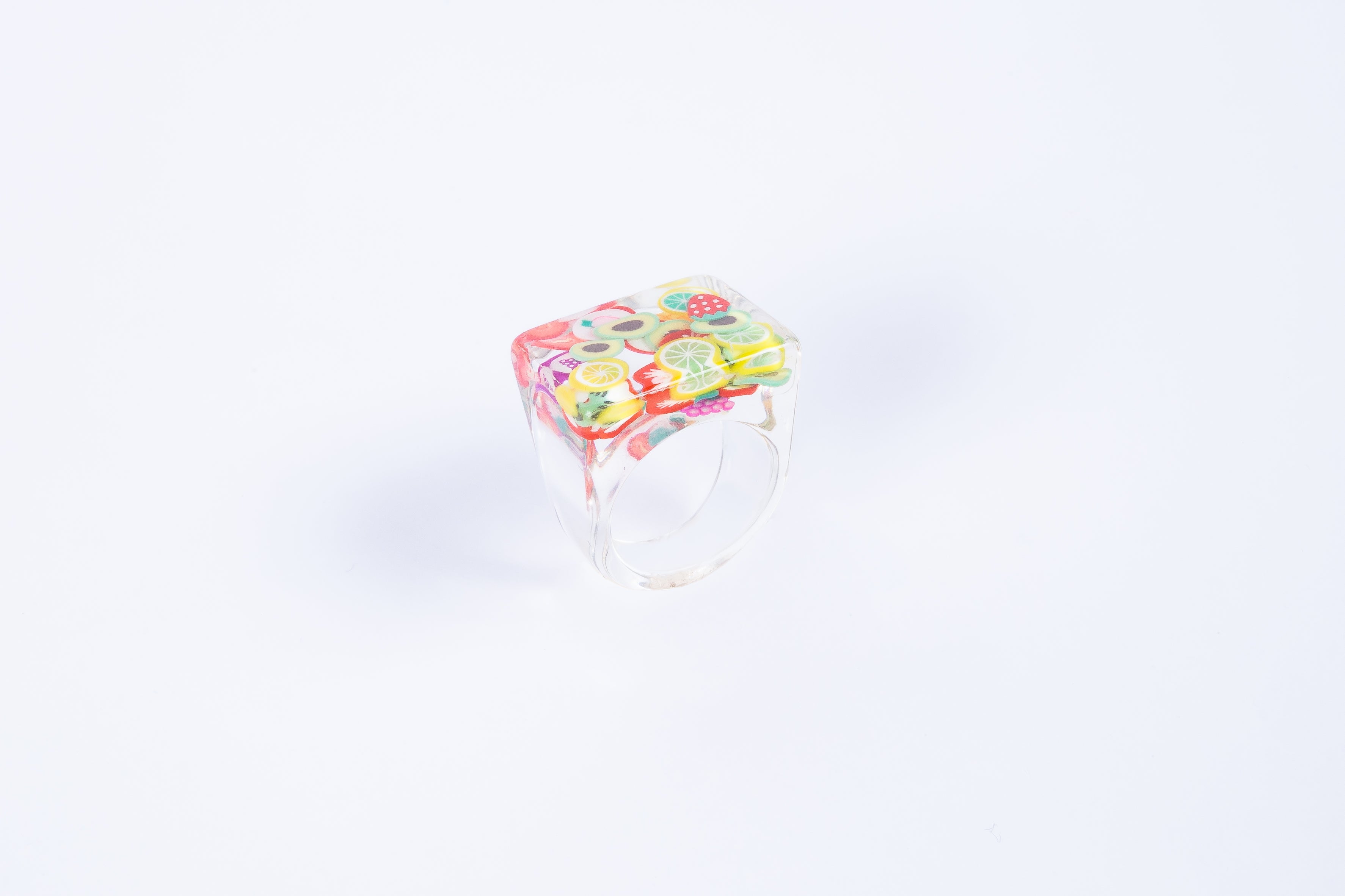 Anillo Fruits Cube Ring