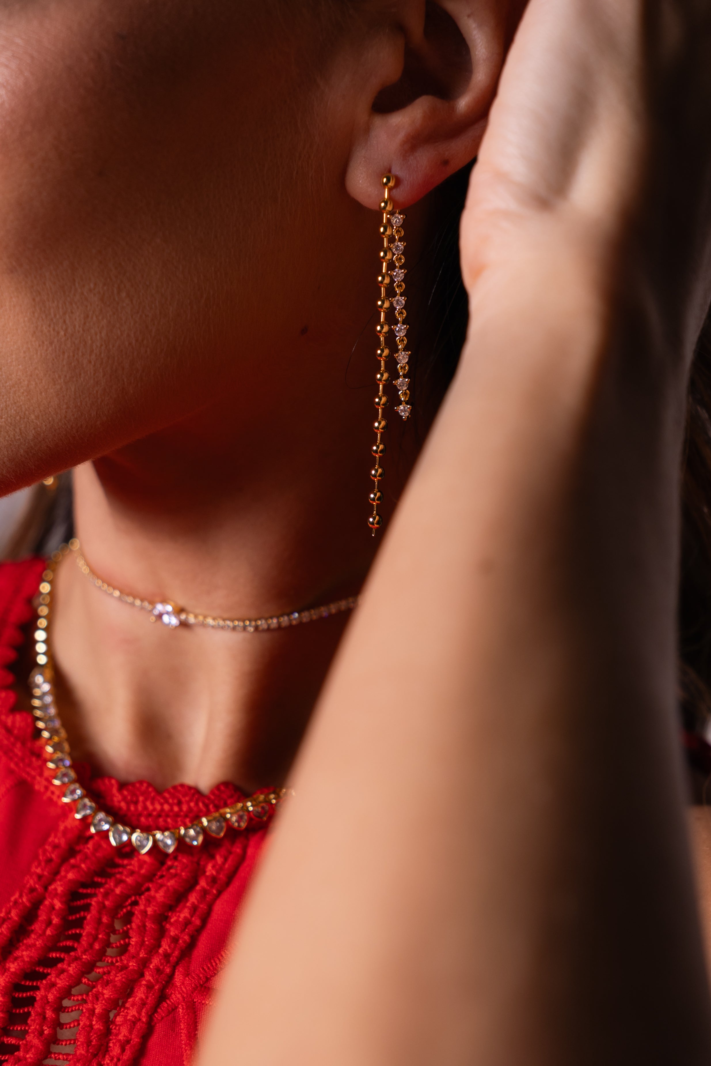 Aro Double Bubbly & CZ Cascade Duo