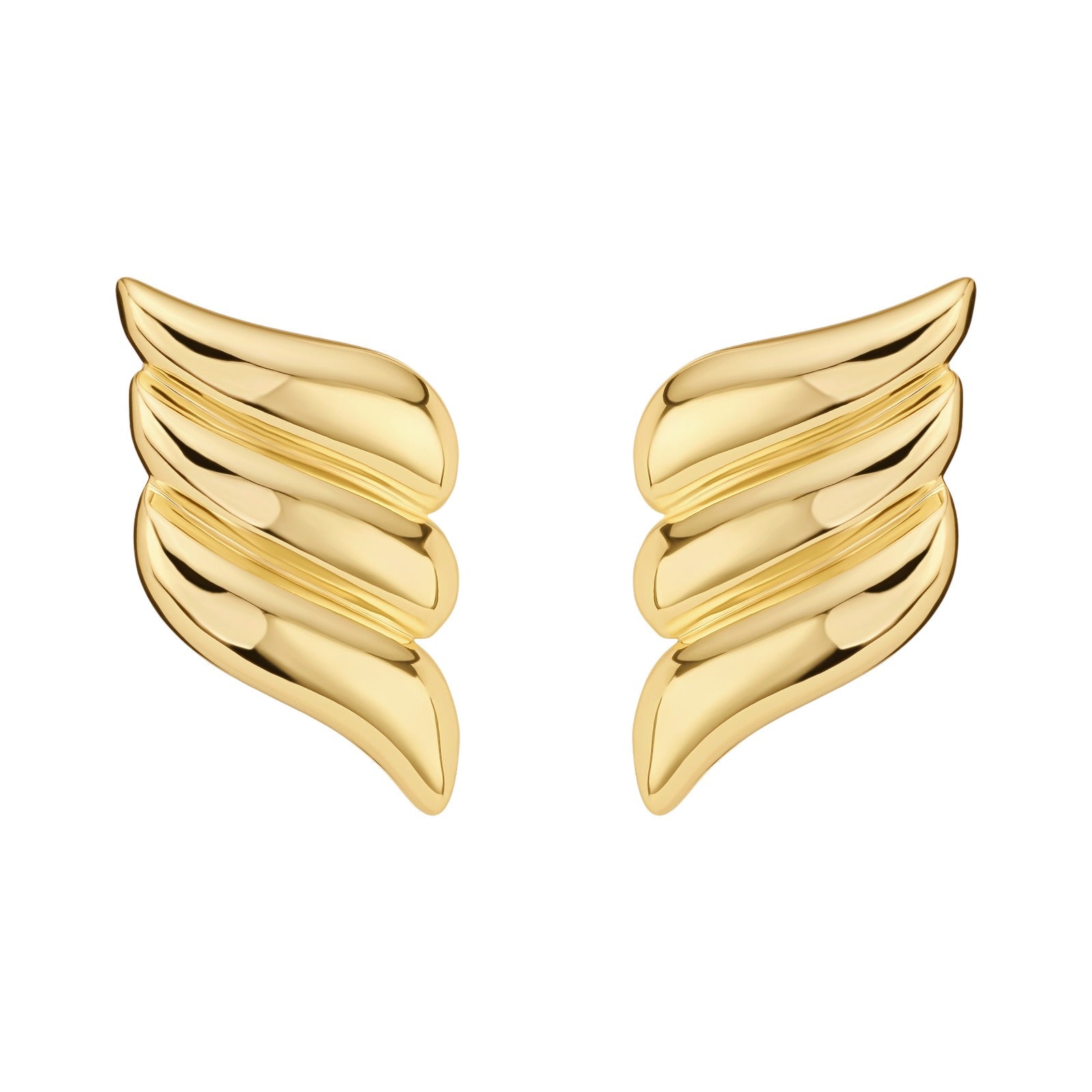 Aro Triple Wave Stud