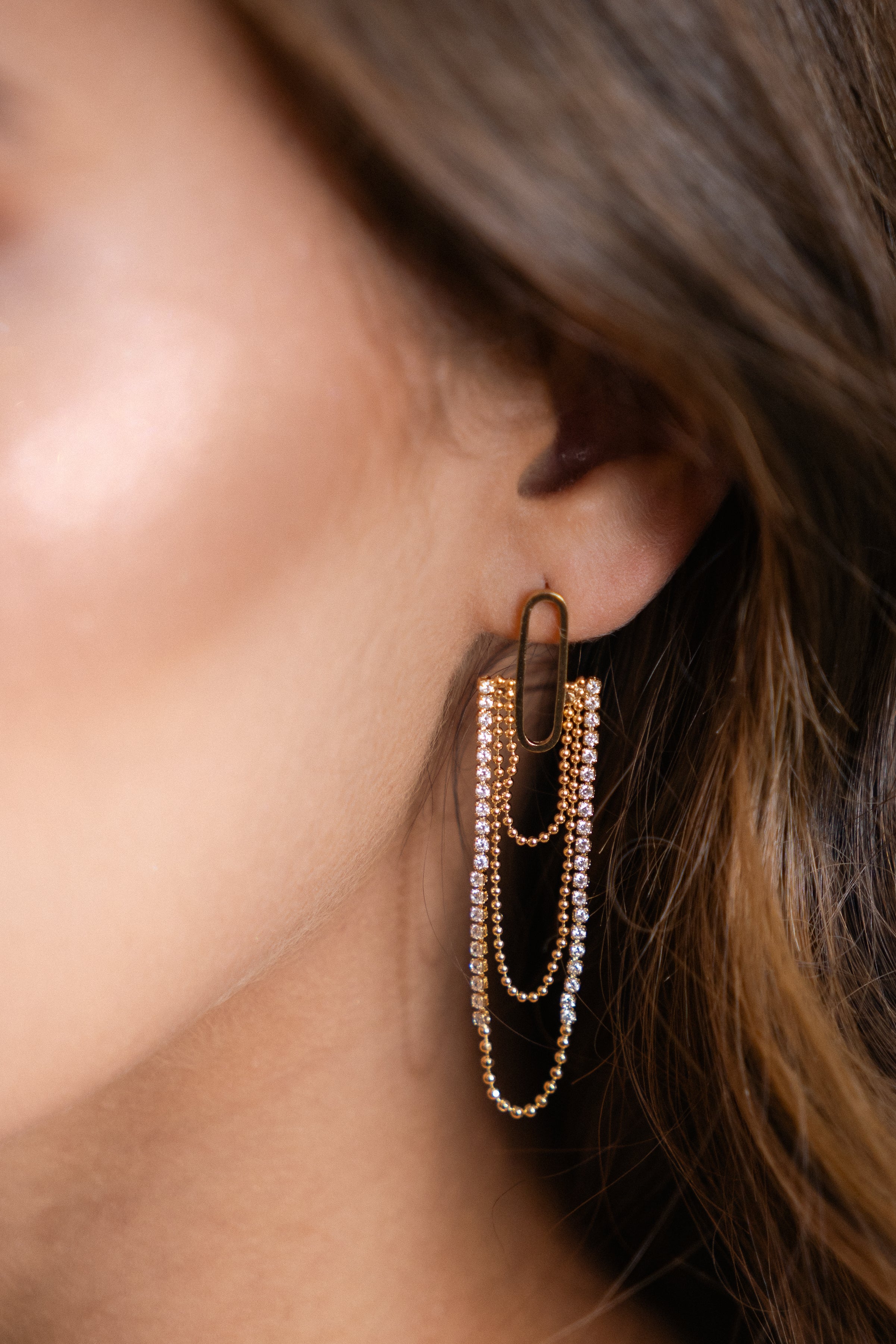 Aro Oval & Oval CZ Chains