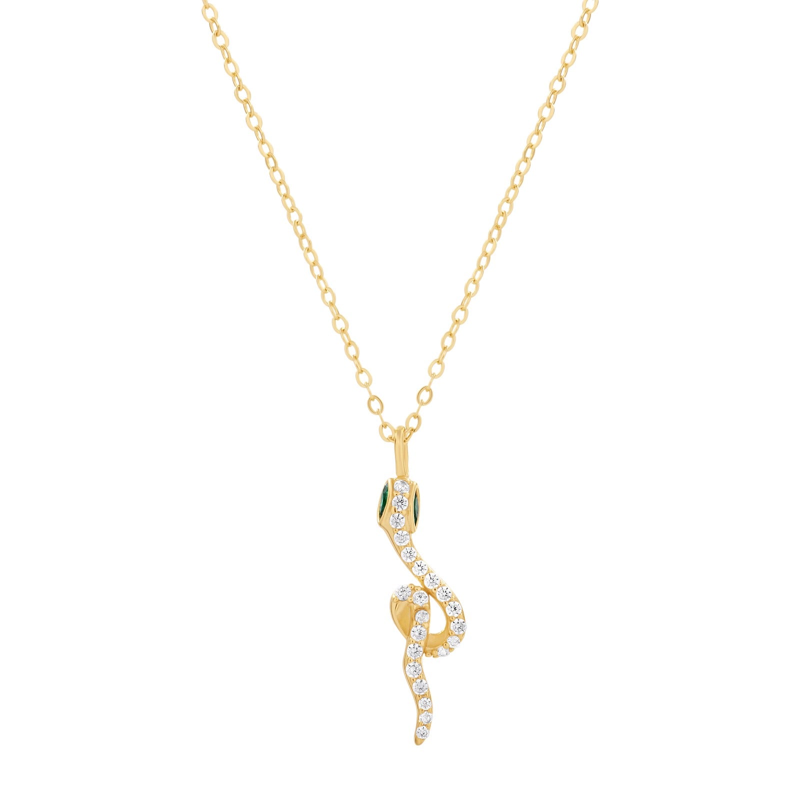 Collar Laying Snake Necklace