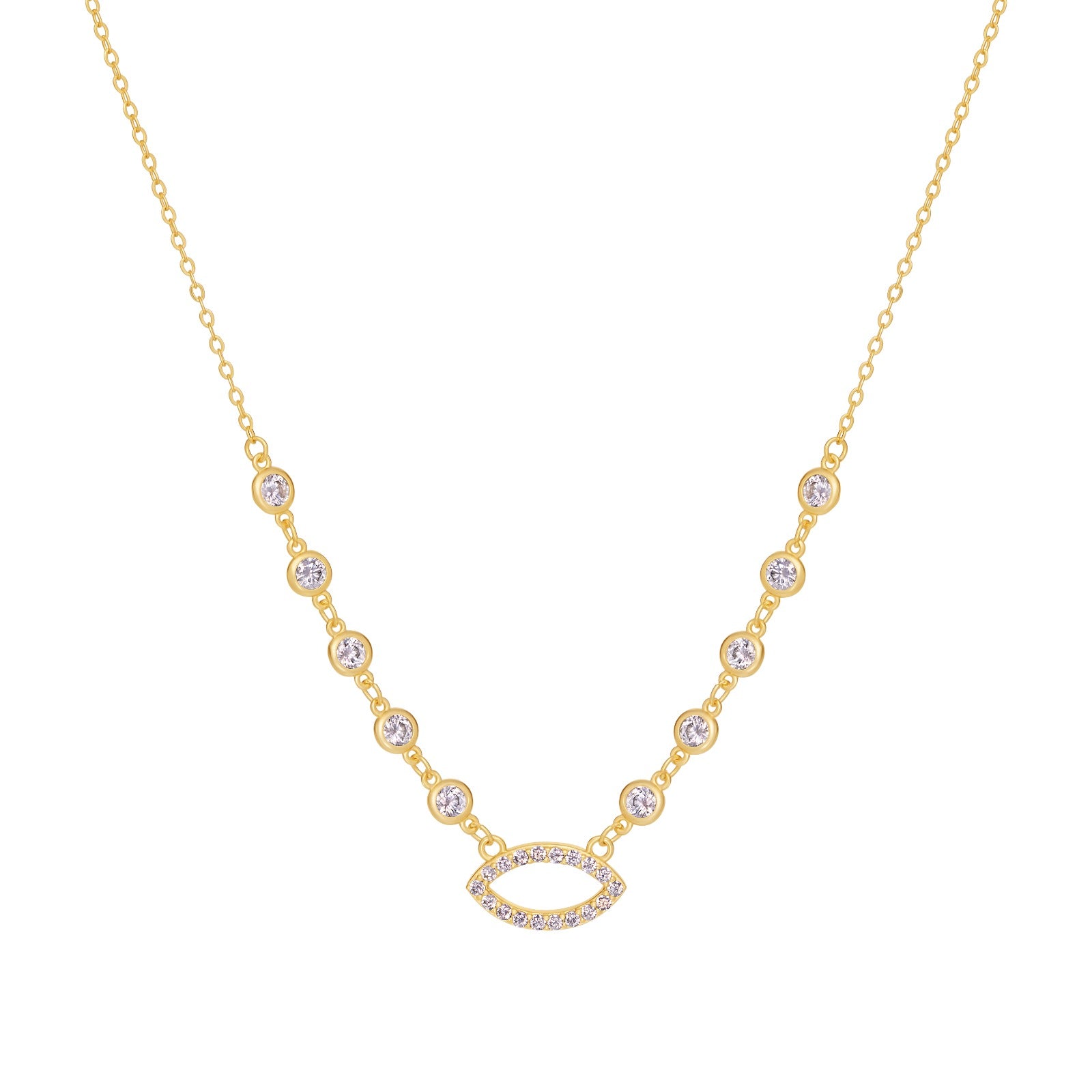 Collar  Oval CZ & Sussy Choker