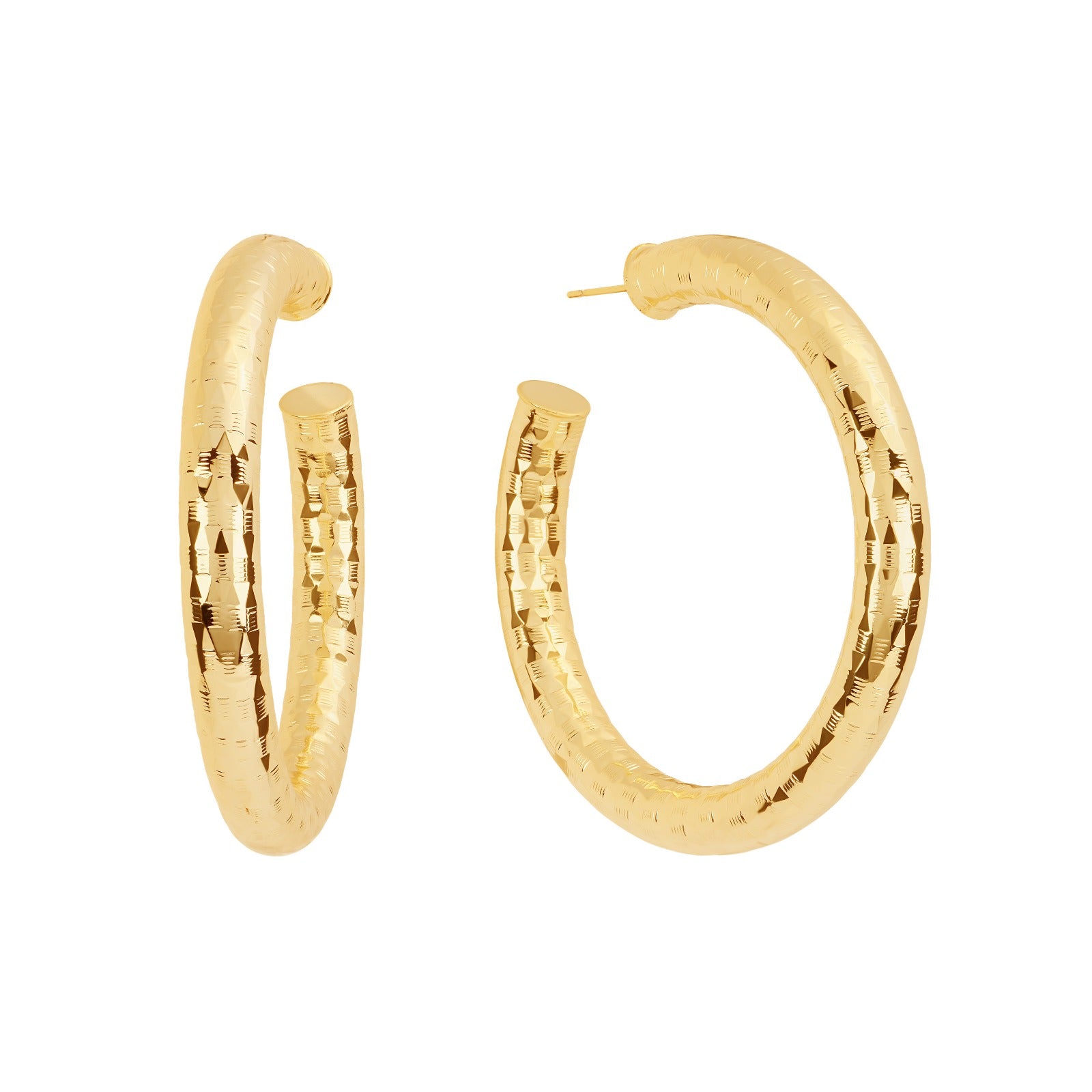 Aro Gran Textured Hoop