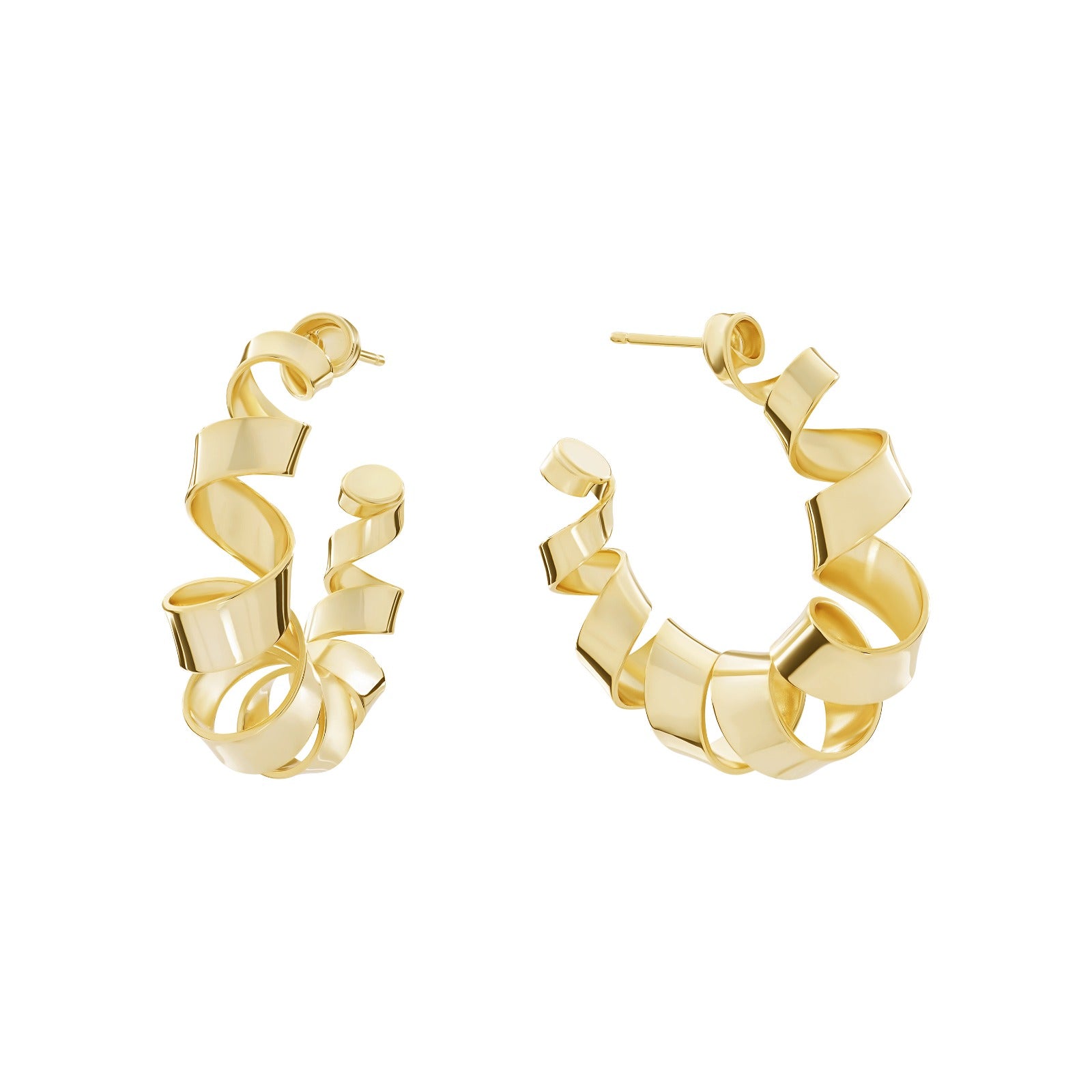 Brassy Gran Swirl Hoop