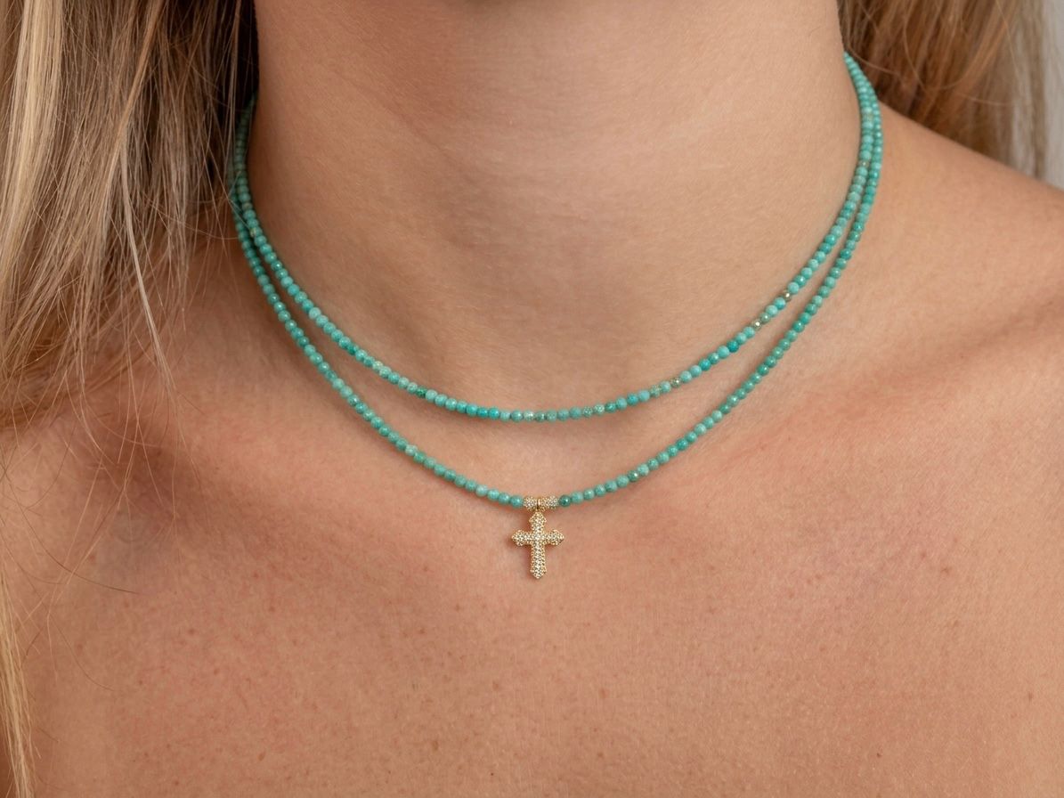 Collar Claire Choker Turq