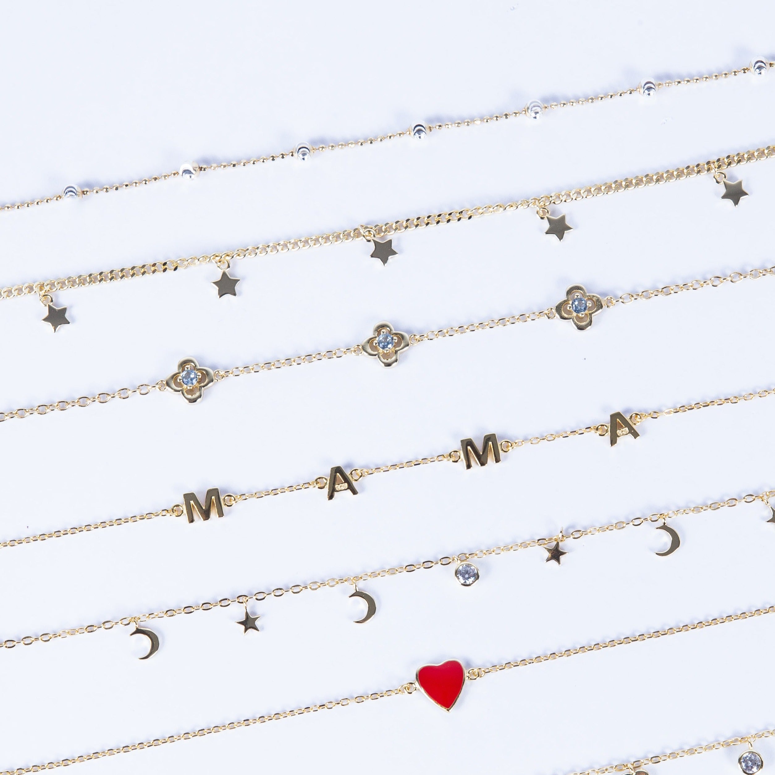 Pulsera Clover CZ Hollow