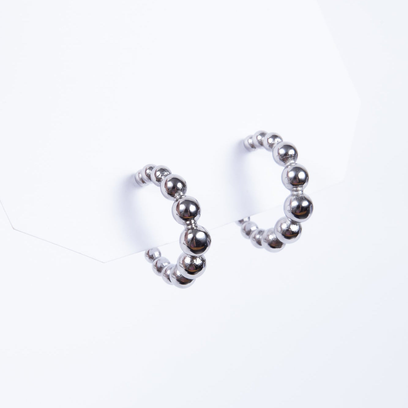 Silvy Bead Hoop