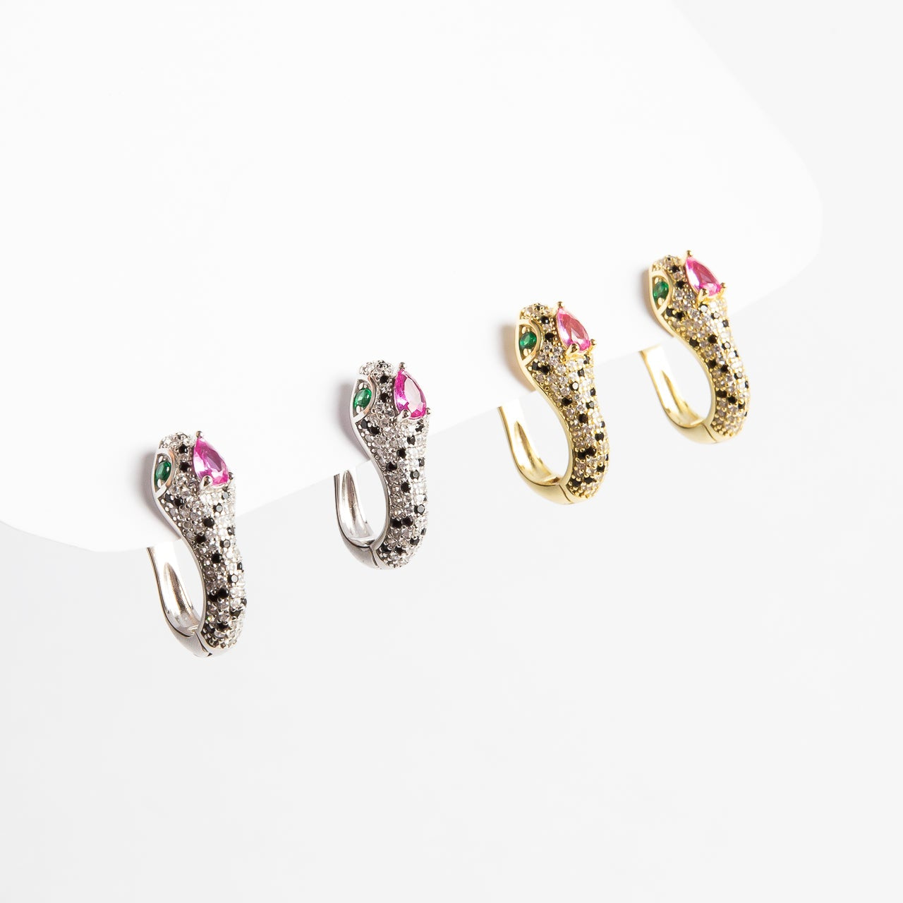 Aro The Pink Snake Hoop