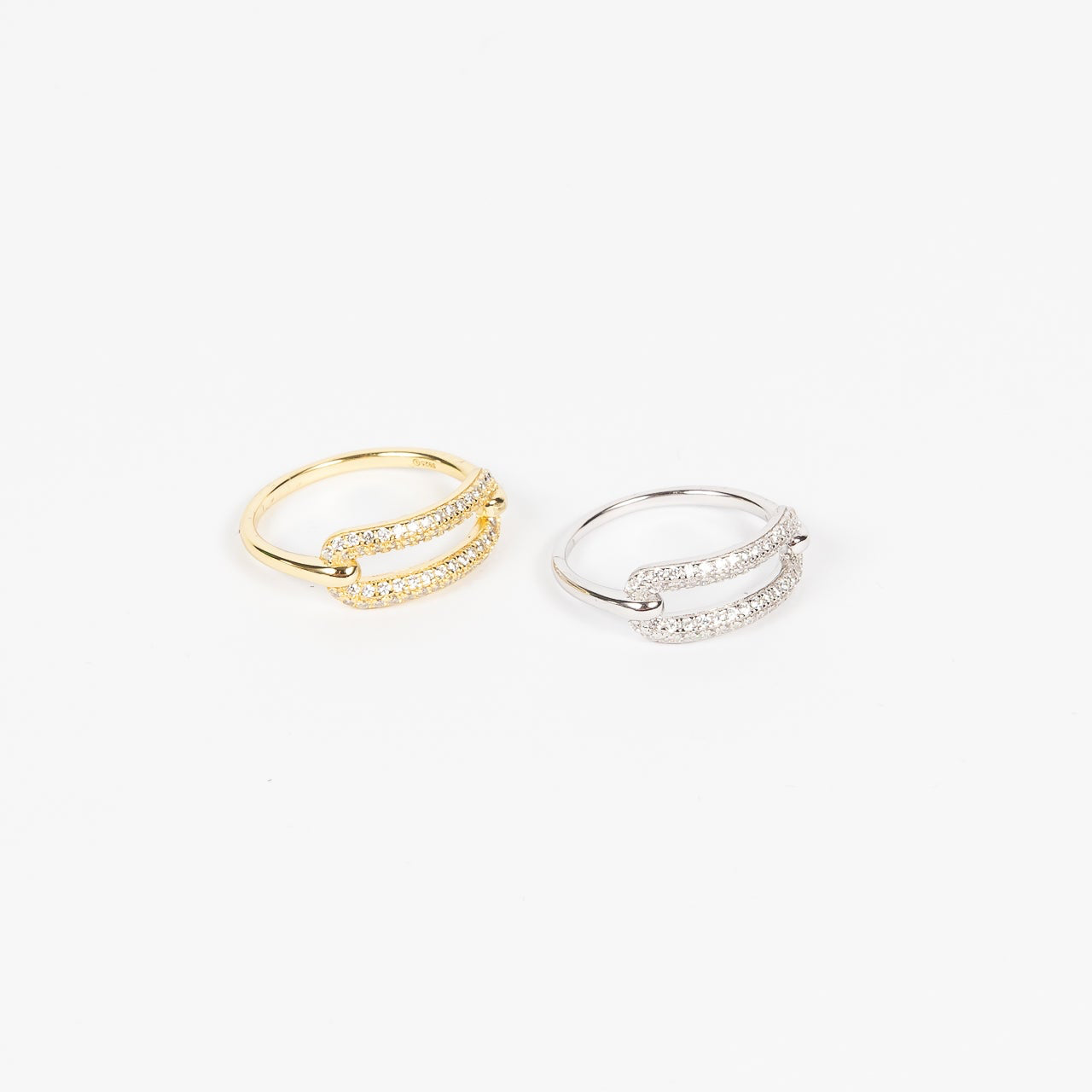 Anillo Recty CZ Plain