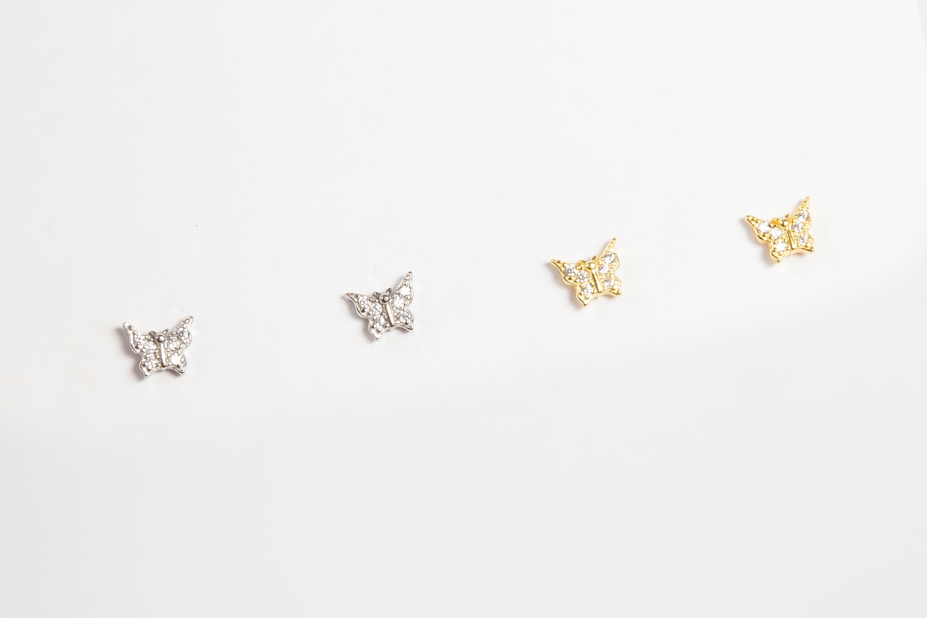 Aro Baby Butterfly CZ Stud