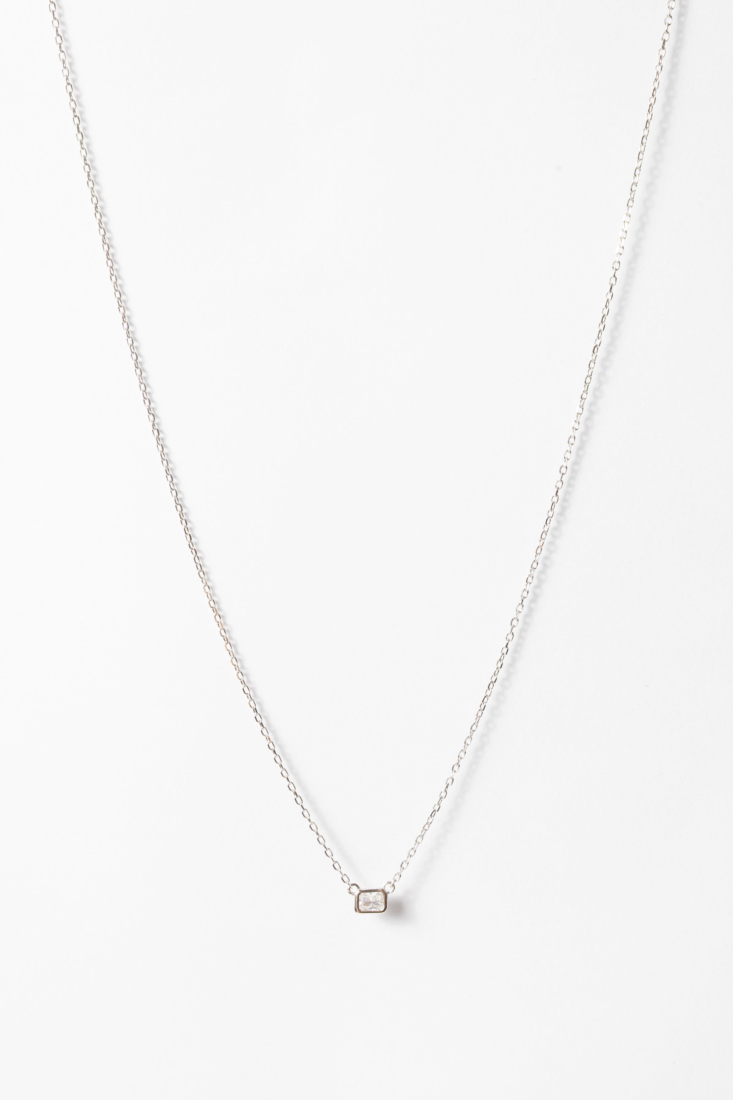 Collar Mini Uni Square Necklace