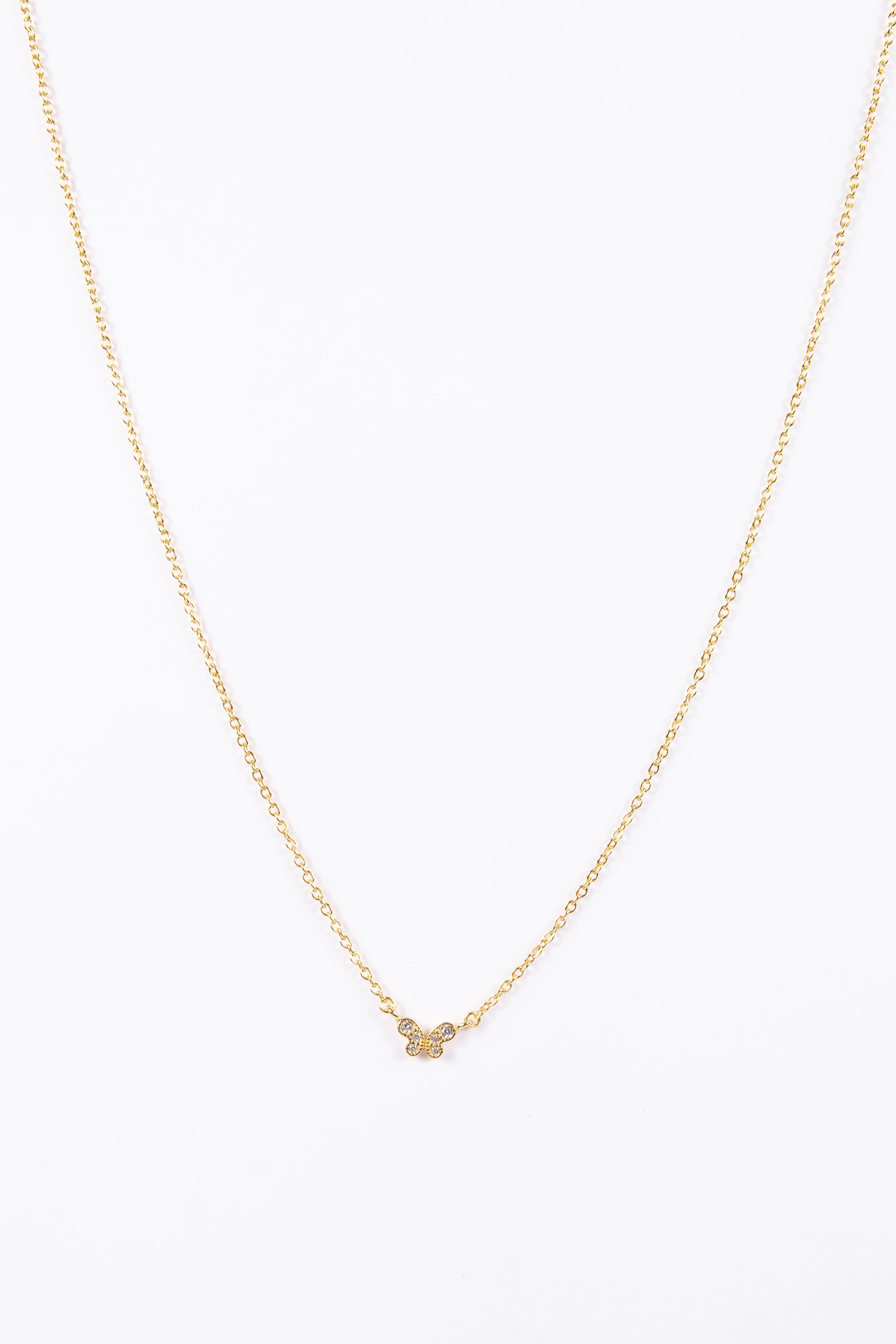 Collar Baby Butterfly Choker Gold