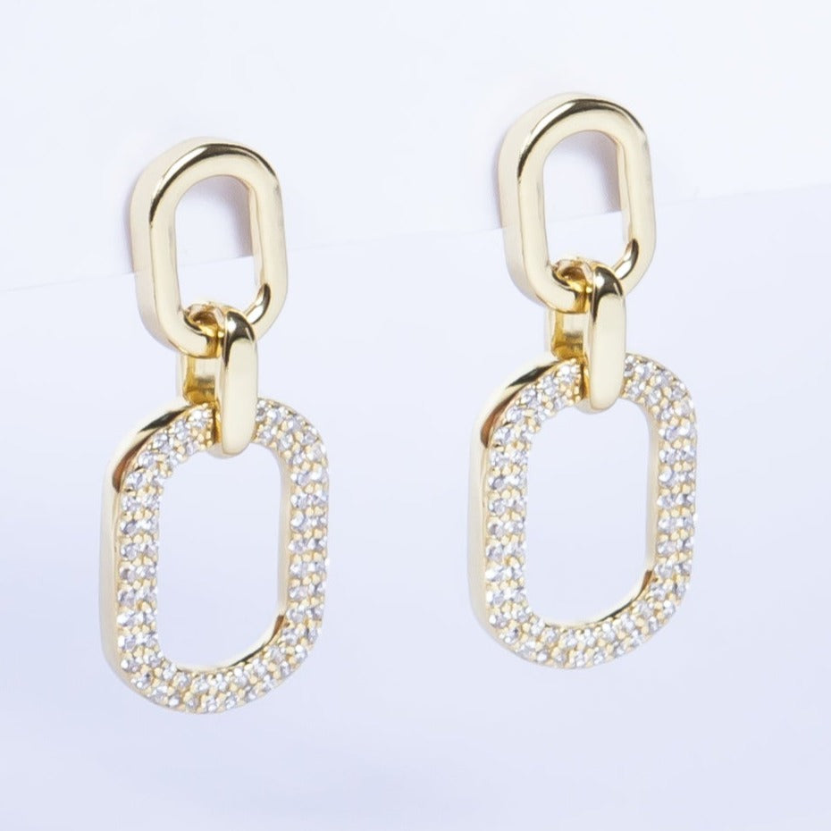 Aro Ovaly Square Dangle