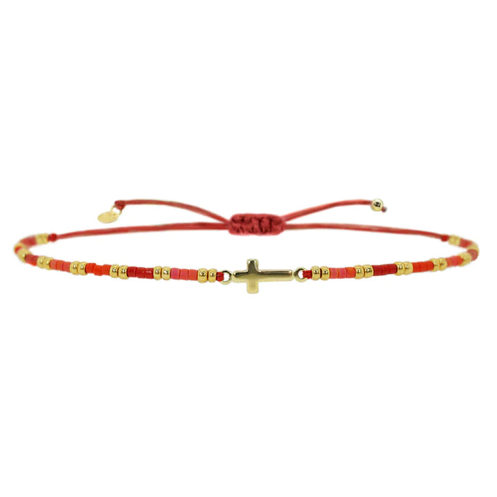 Pulsera Cross Braided Bracelet