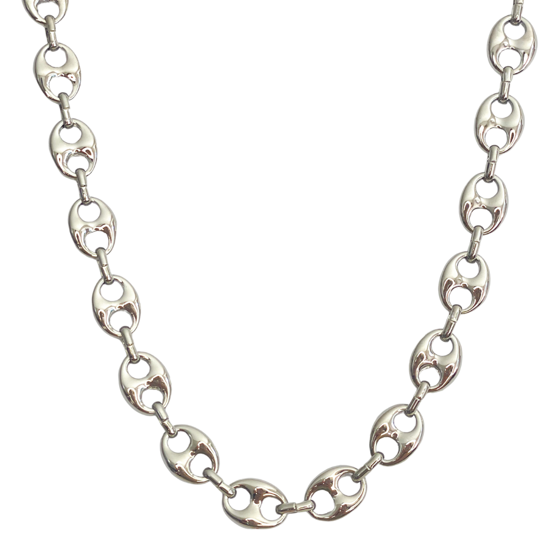 Collar Niki Chunky Necklace Silver