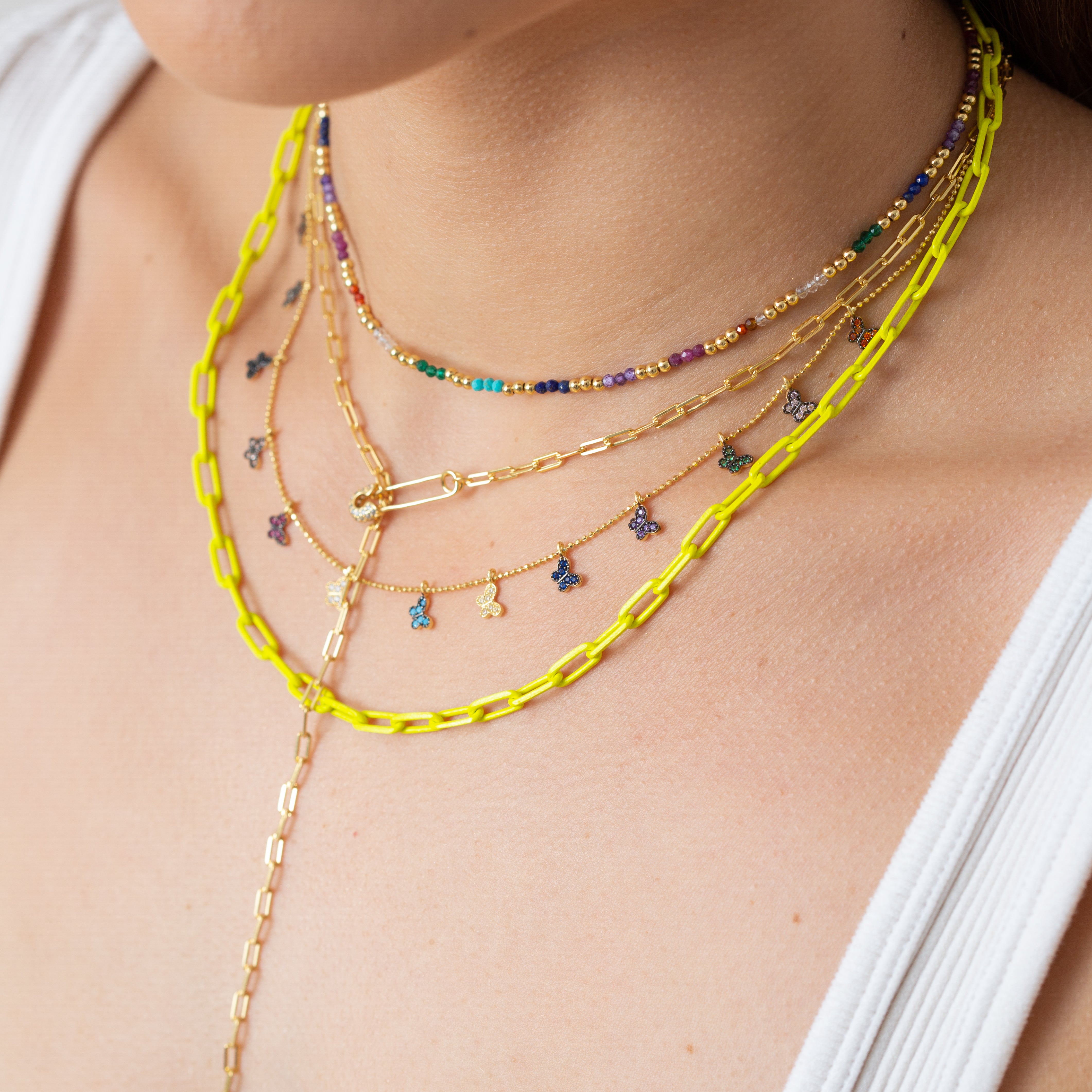 Collar Rainbow Light Chain