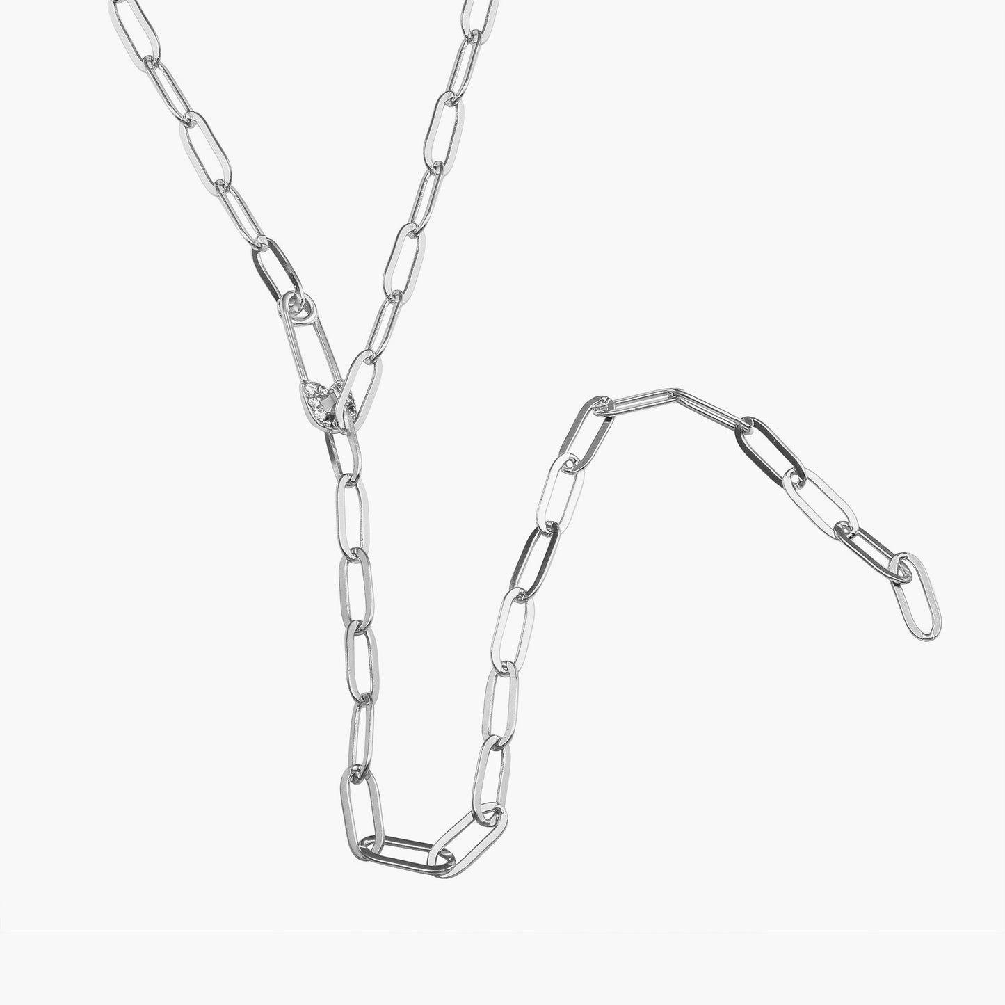 Collar Paperclip Clip Chain