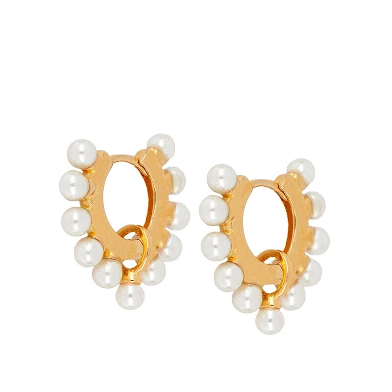 Aro Presen Pearl Hoops