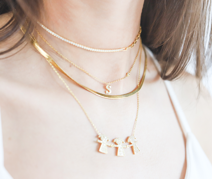 Collar Palula Letter Necklace