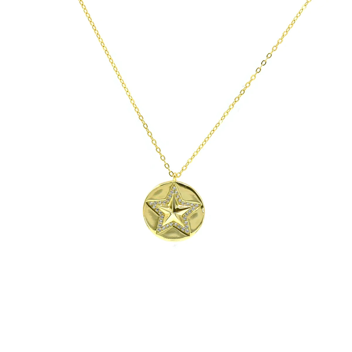 Collar Star Solid Pendant