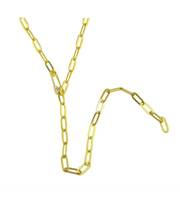 Collar Paperclip Clip Chain